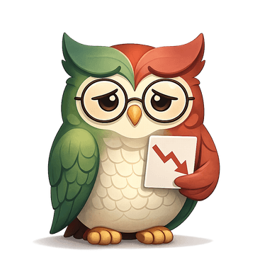 Infnits owl mascot looking sad